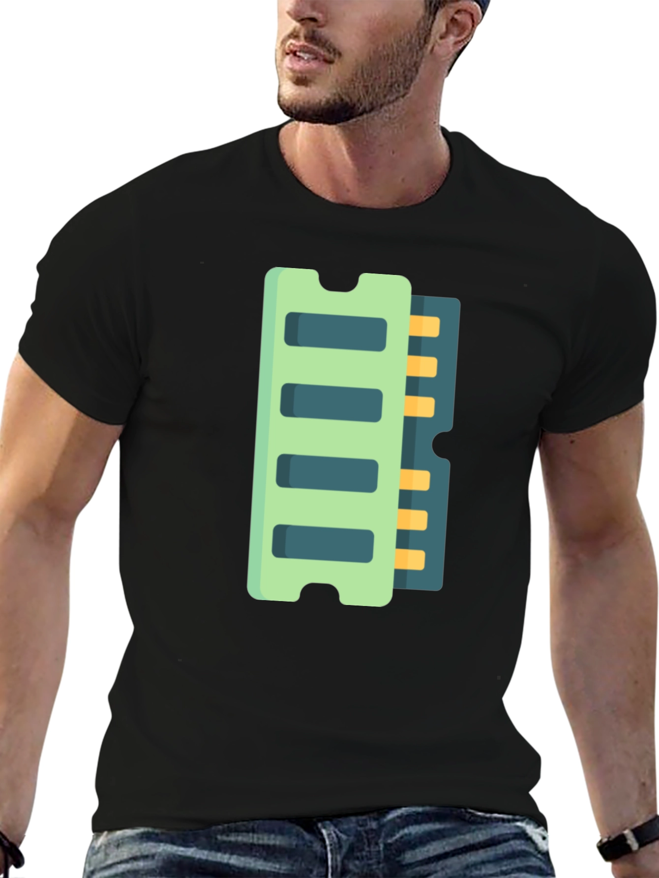 RAM Chip Graphic Tee - Geeky Style!