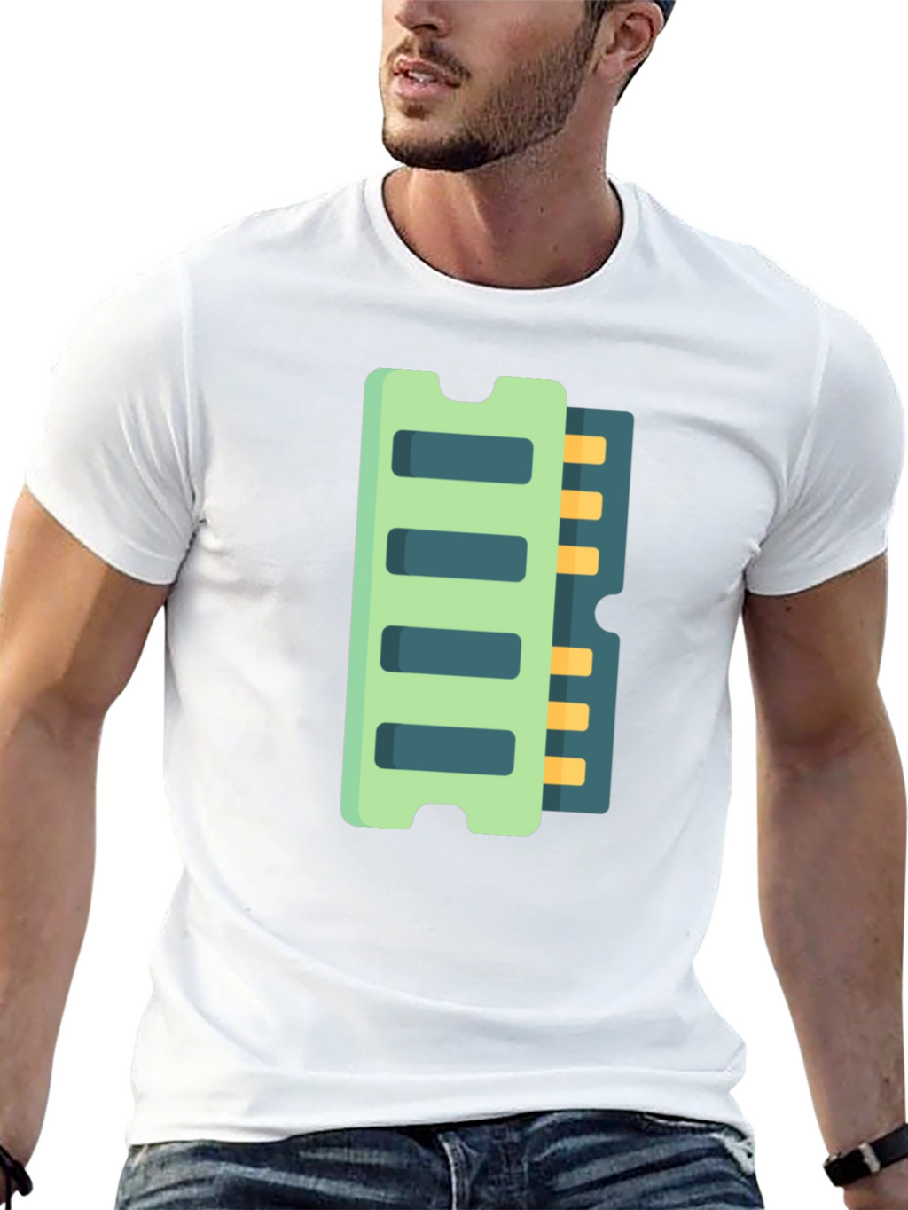 RAM Chip Graphic Tee - Geeky Style!