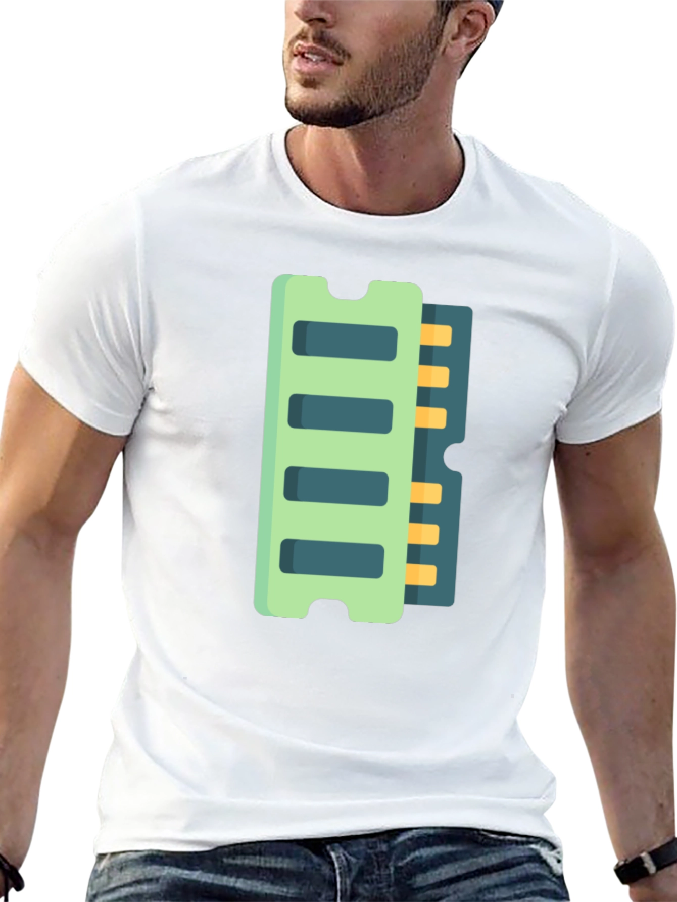 RAM Chip Graphic Tee - Geeky Style!