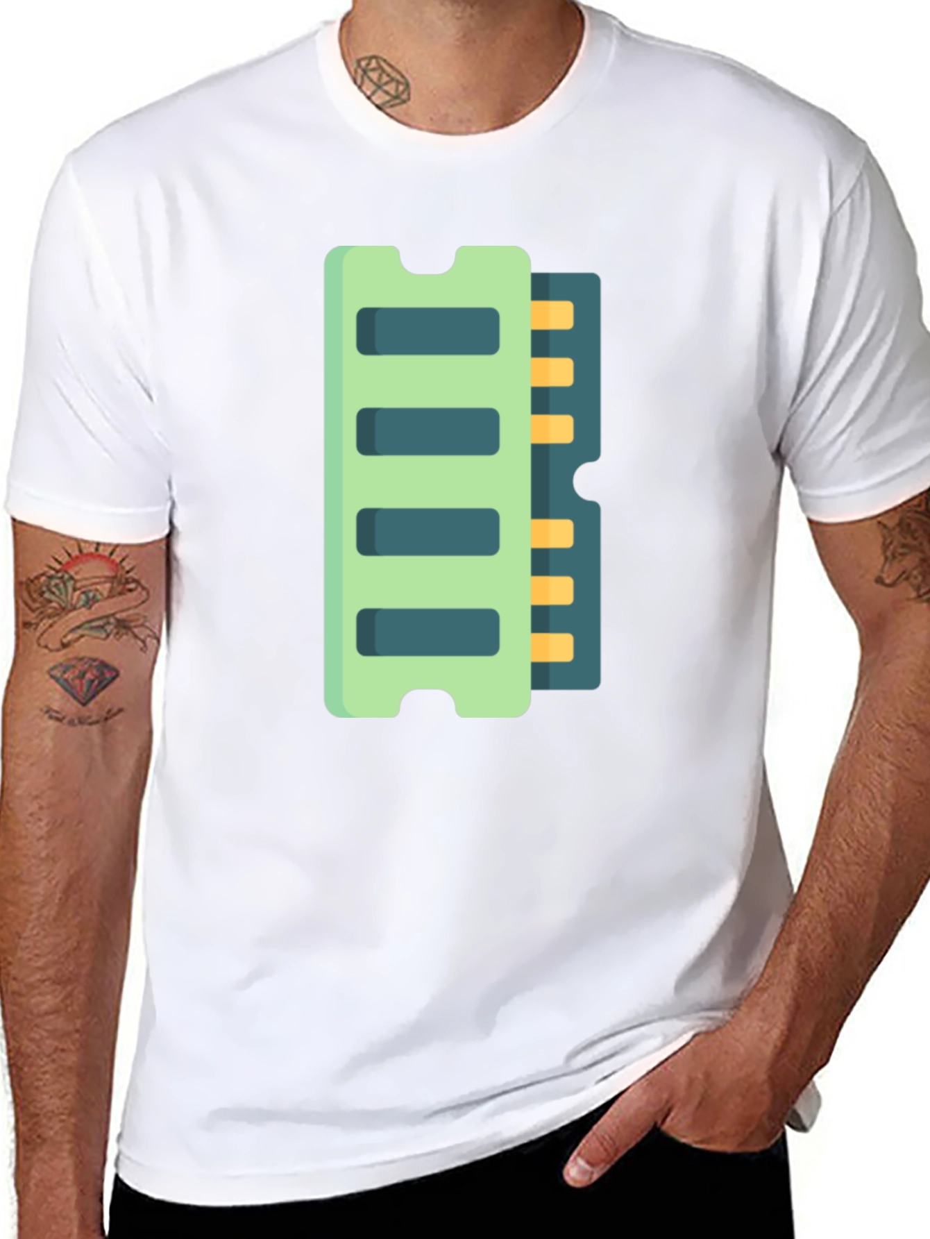 RAM Chip Graphic Tee - Geeky Style!