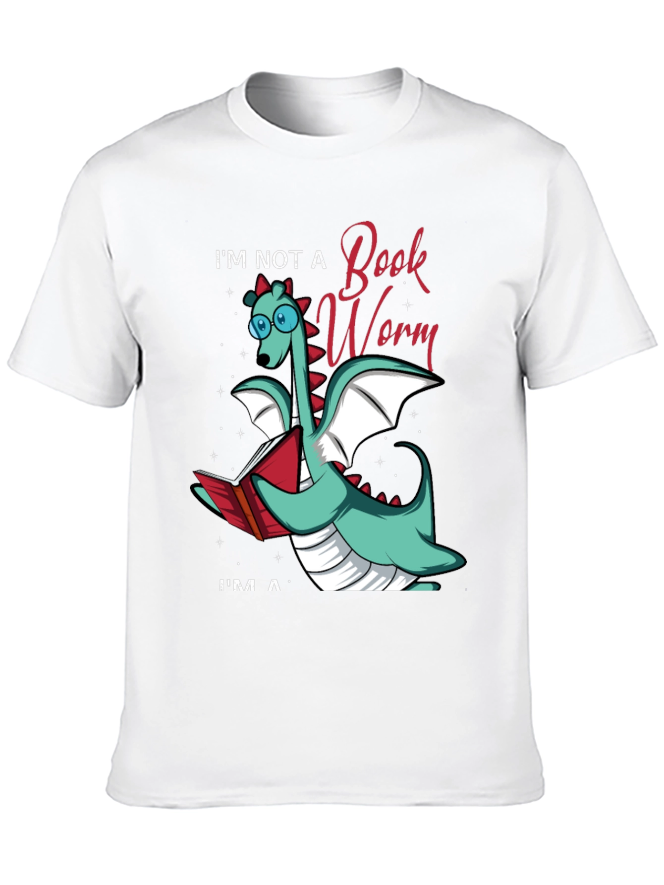 Book Dragon Graphic Tee - Bookworm Alternative