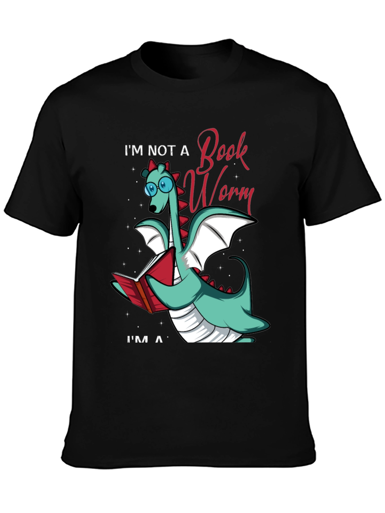 Book Dragon Graphic Tee - Bookworm Alternative