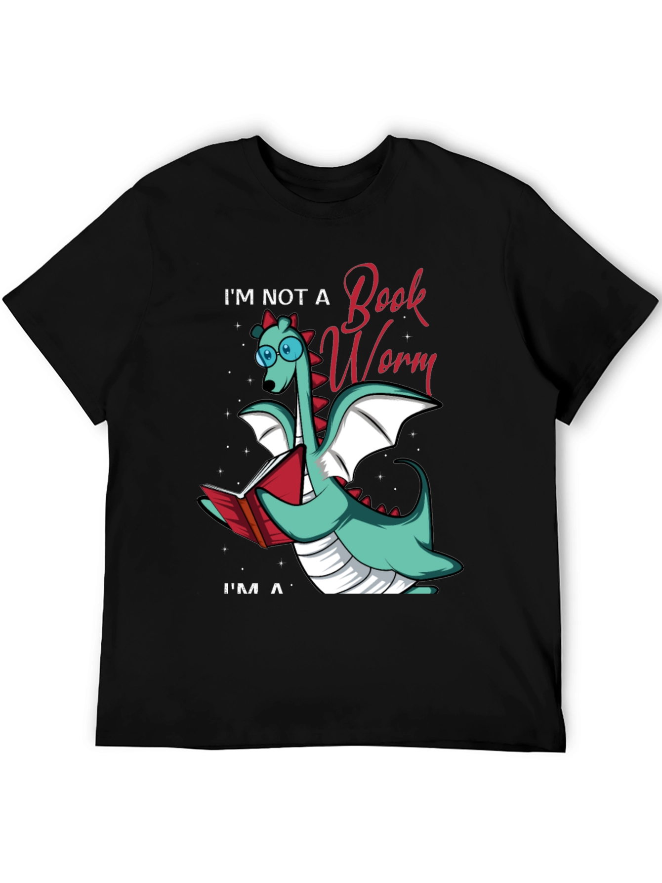 Book Dragon Graphic Tee - Bookworm Alternative
