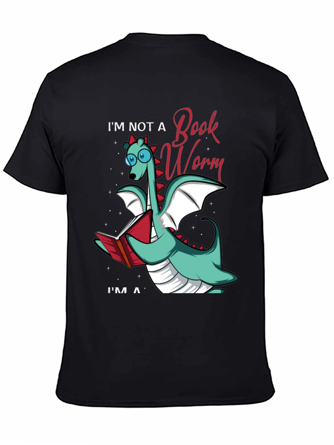 Book Dragon Graphic Tee - Bookworm Alternative