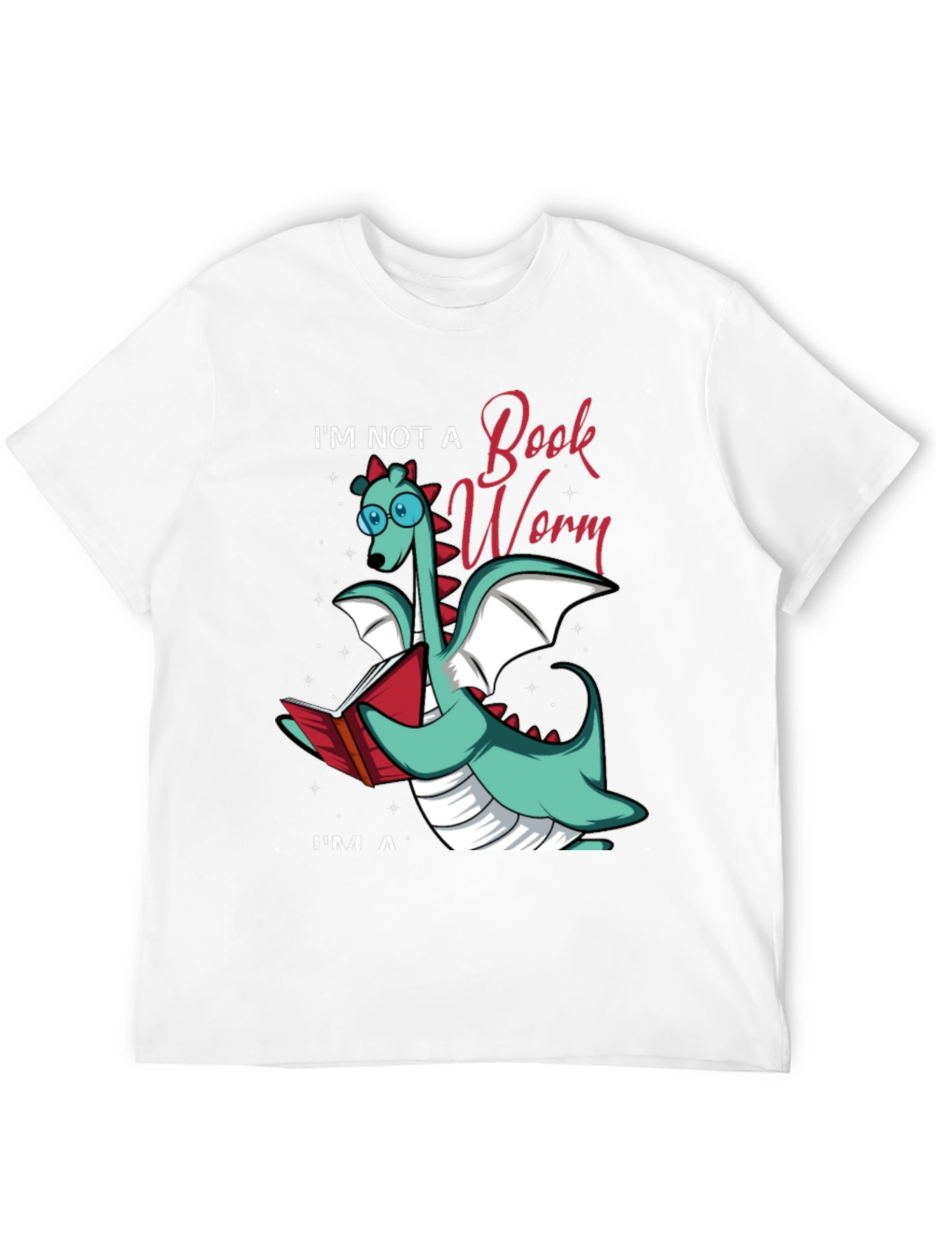 Book Dragon Graphic Tee - Bookworm Alternative