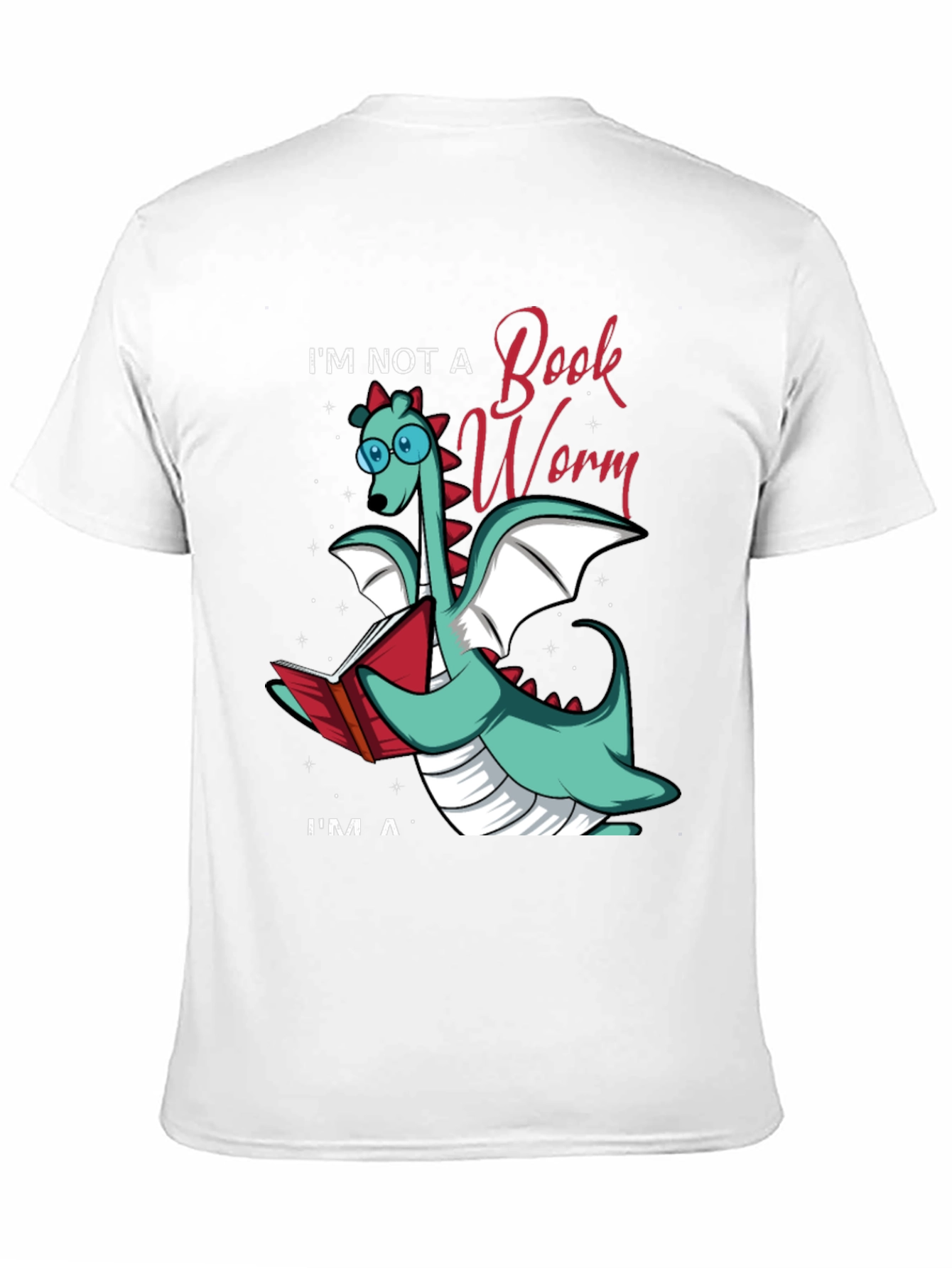 Book Dragon Graphic Tee - Bookworm Alternative