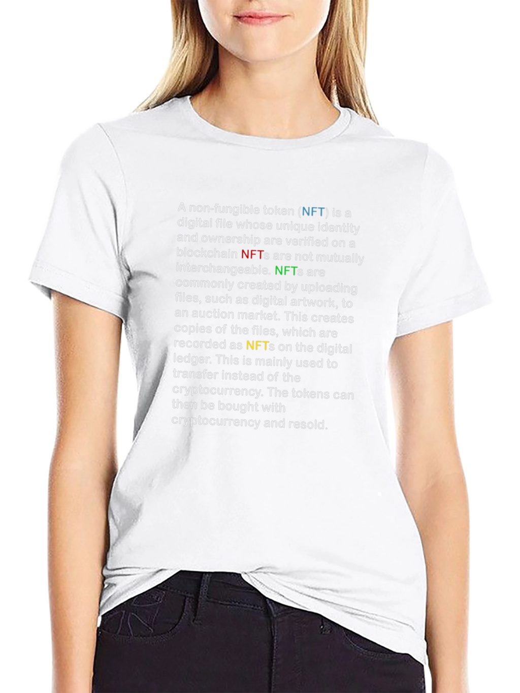 NFT Definition Graphic Tee - Crypto Art T-Shirt