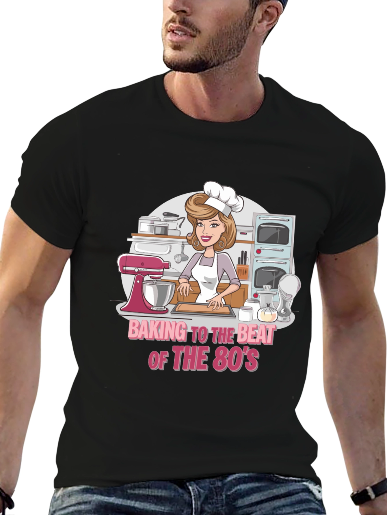 Baking to the Beat 80s Tee