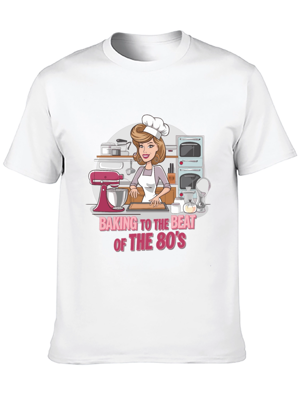 Baking to the Beat 80s Tee