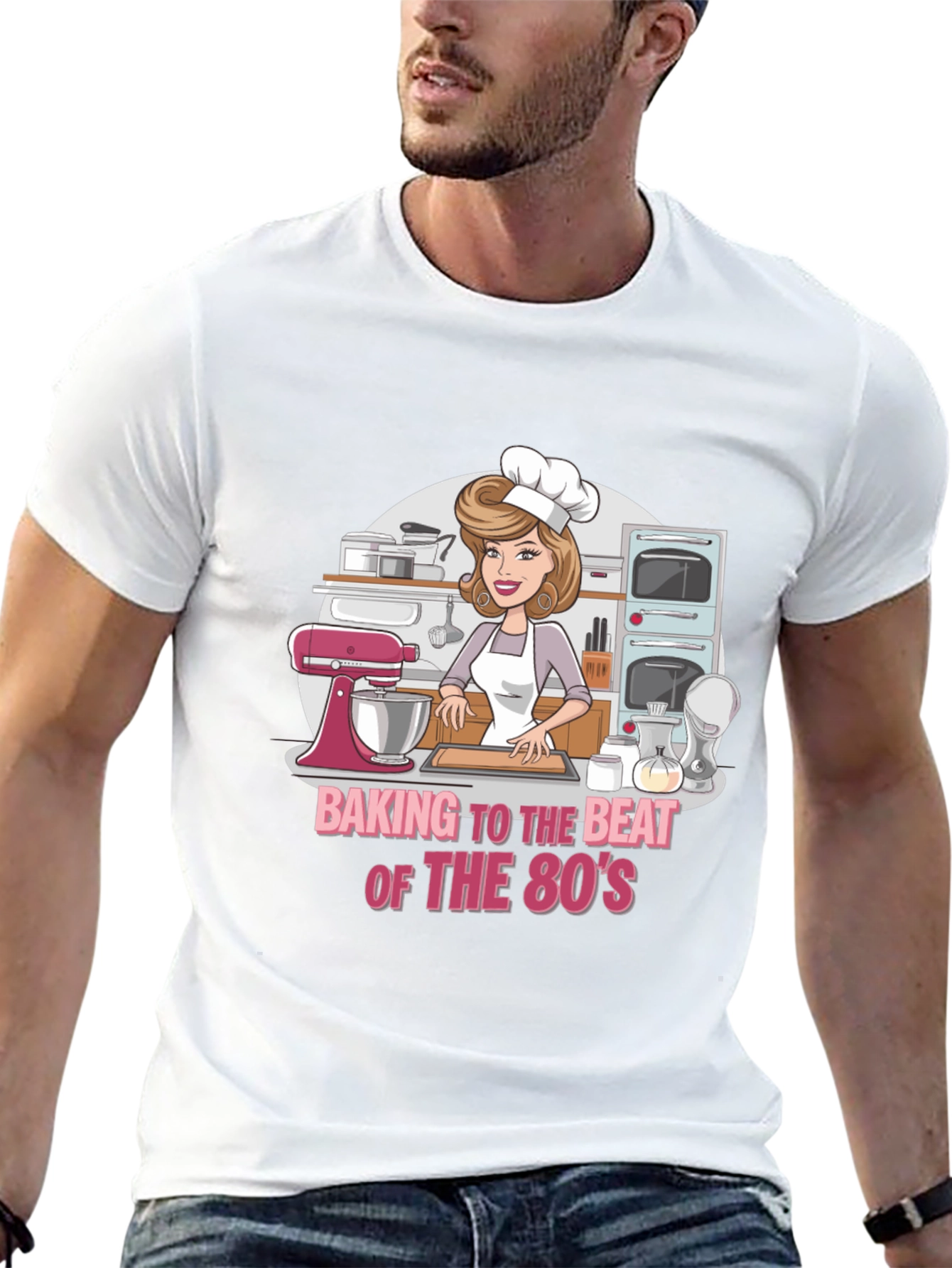 Baking to the Beat 80s Tee