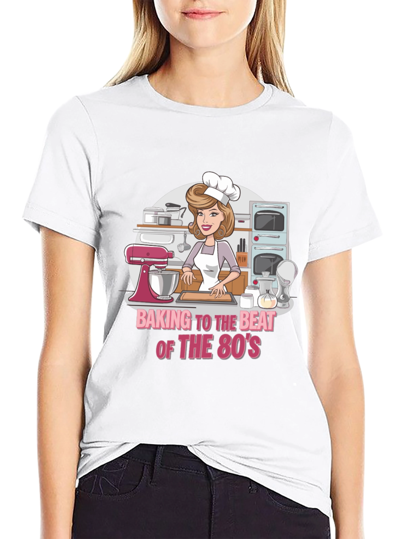 Baking to the Beat 80s Tee
