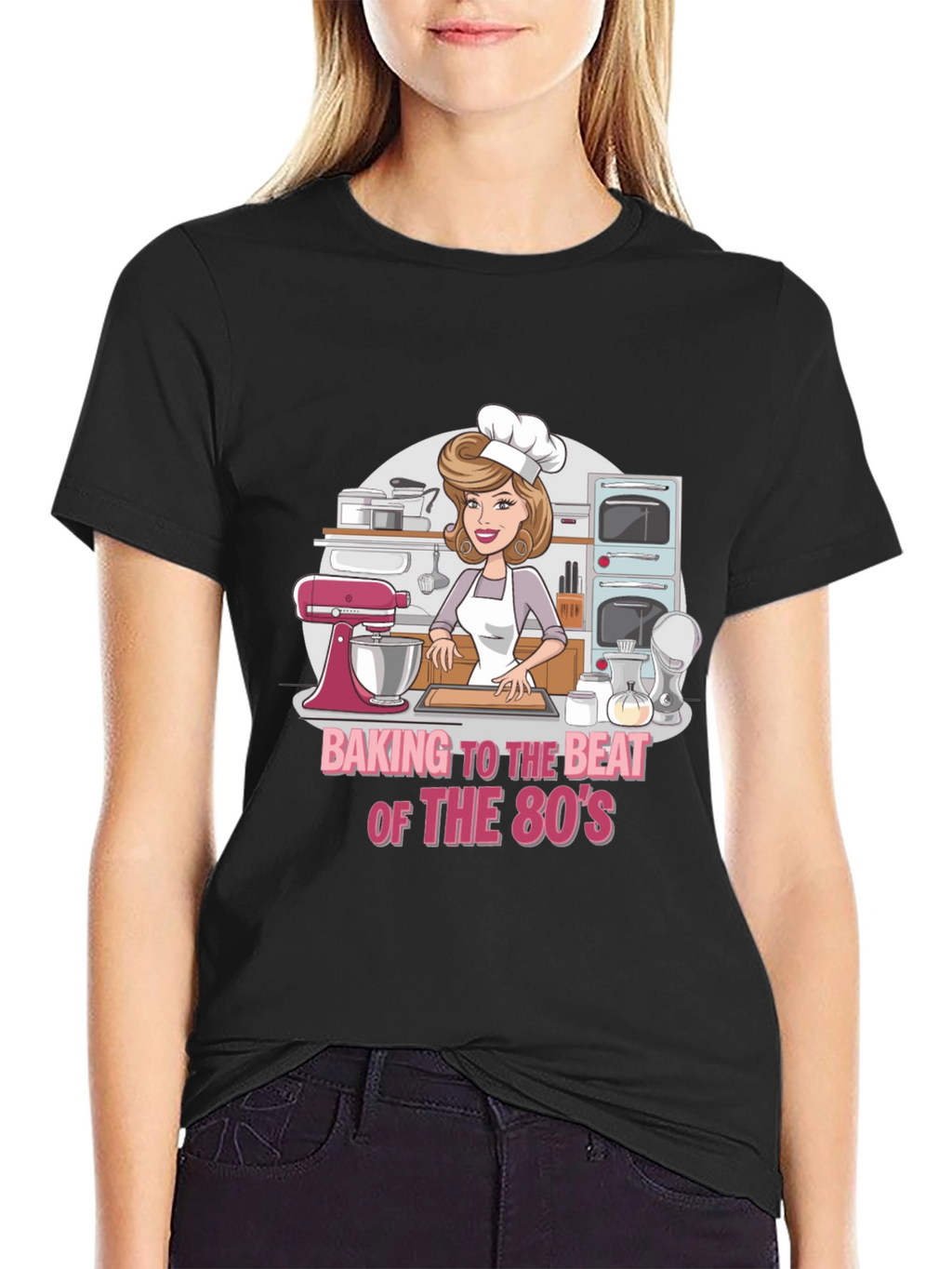 Baking to the Beat 80s Tee
