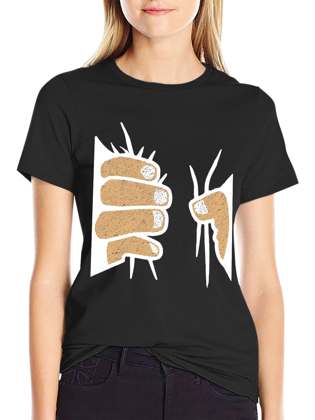 Fist Through Wall Graphic Tee