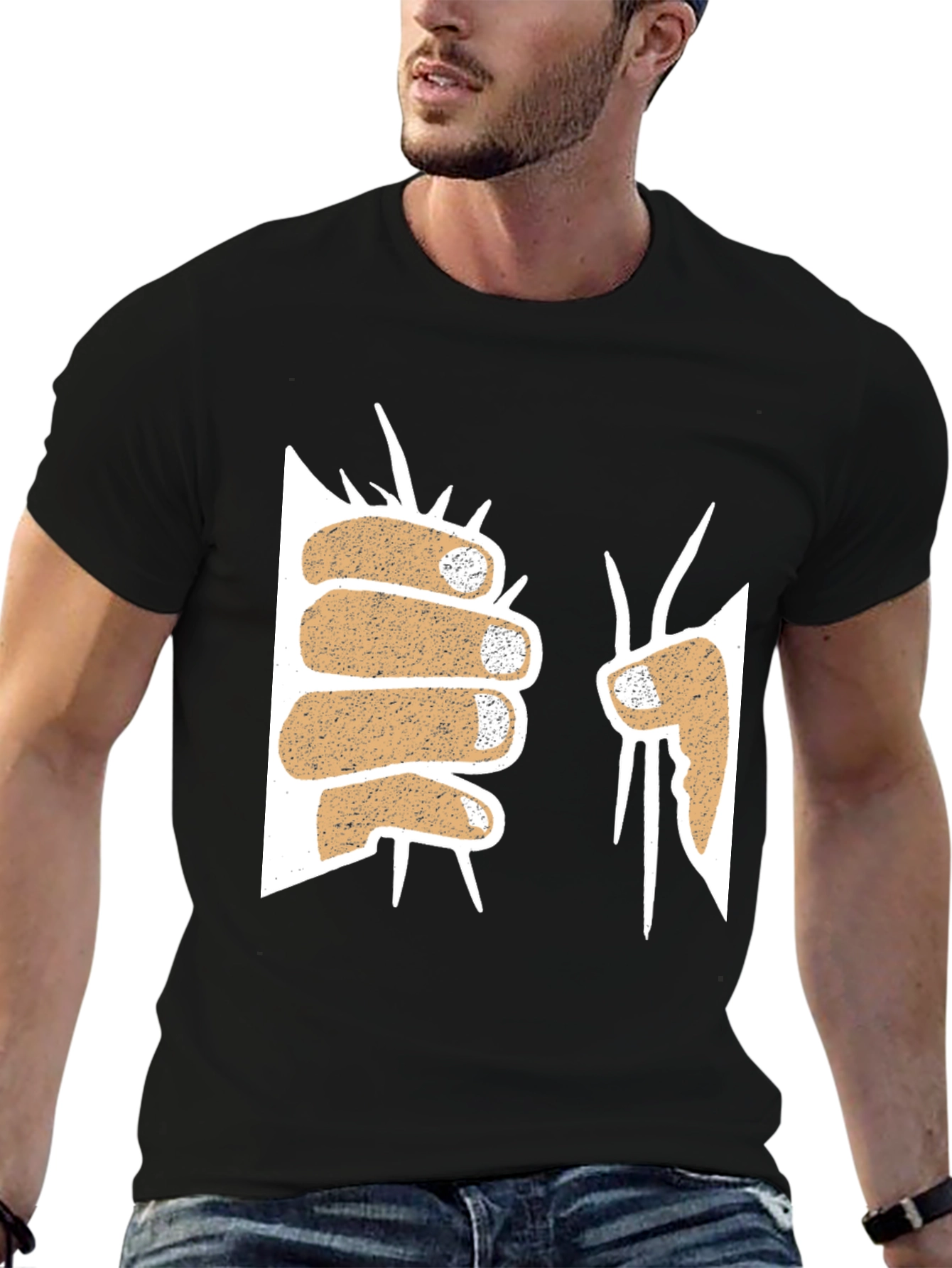 Fist Through Wall Graphic Tee