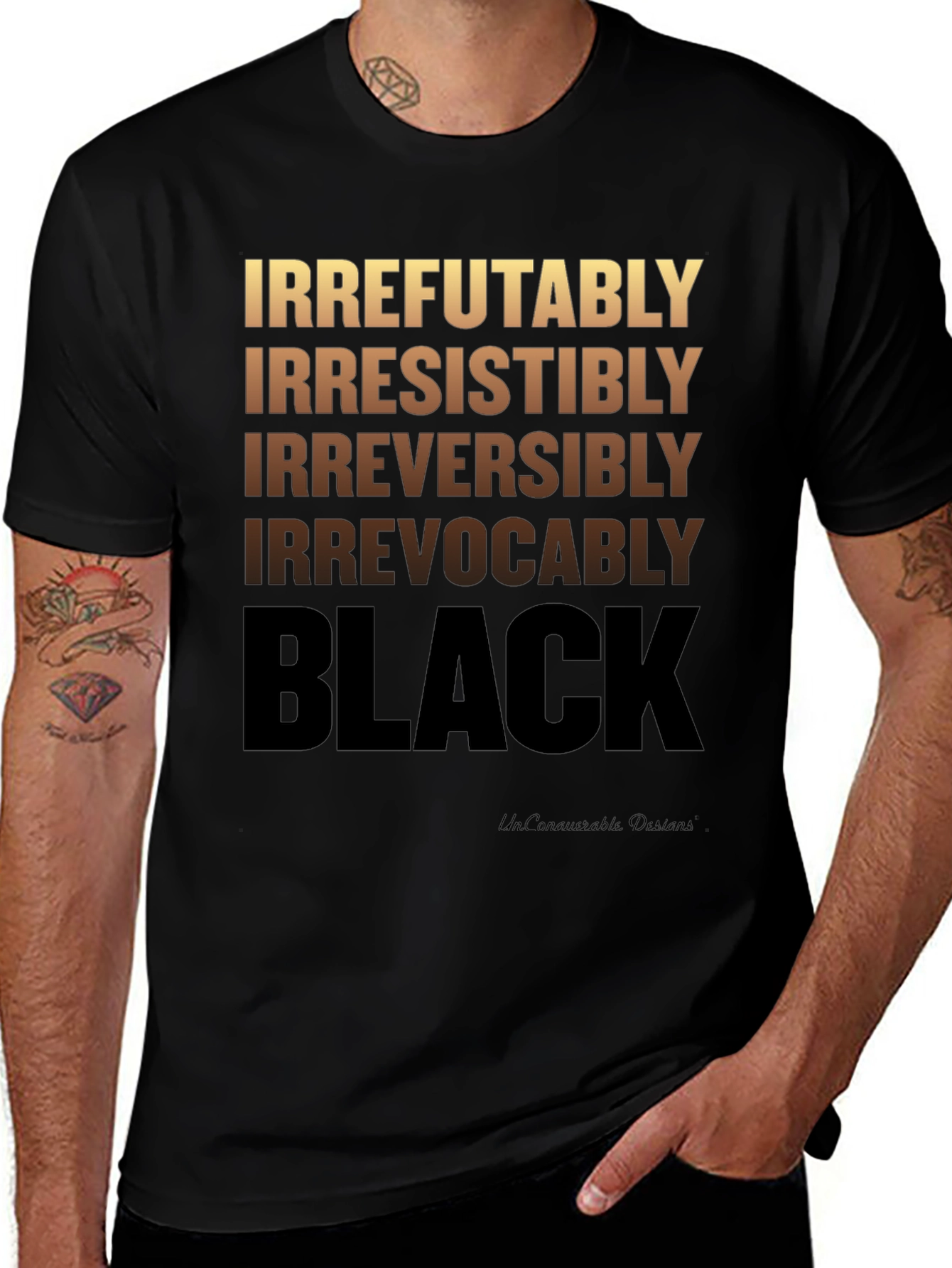 Irrefutably Black Graphic T-Shirt