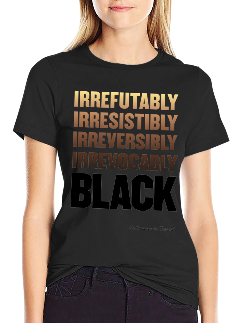 Irrefutably Black Graphic T-Shirt