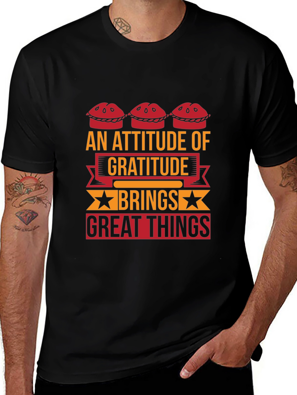 Gratitude Graphic Tee - Inspiring Statement Shirt