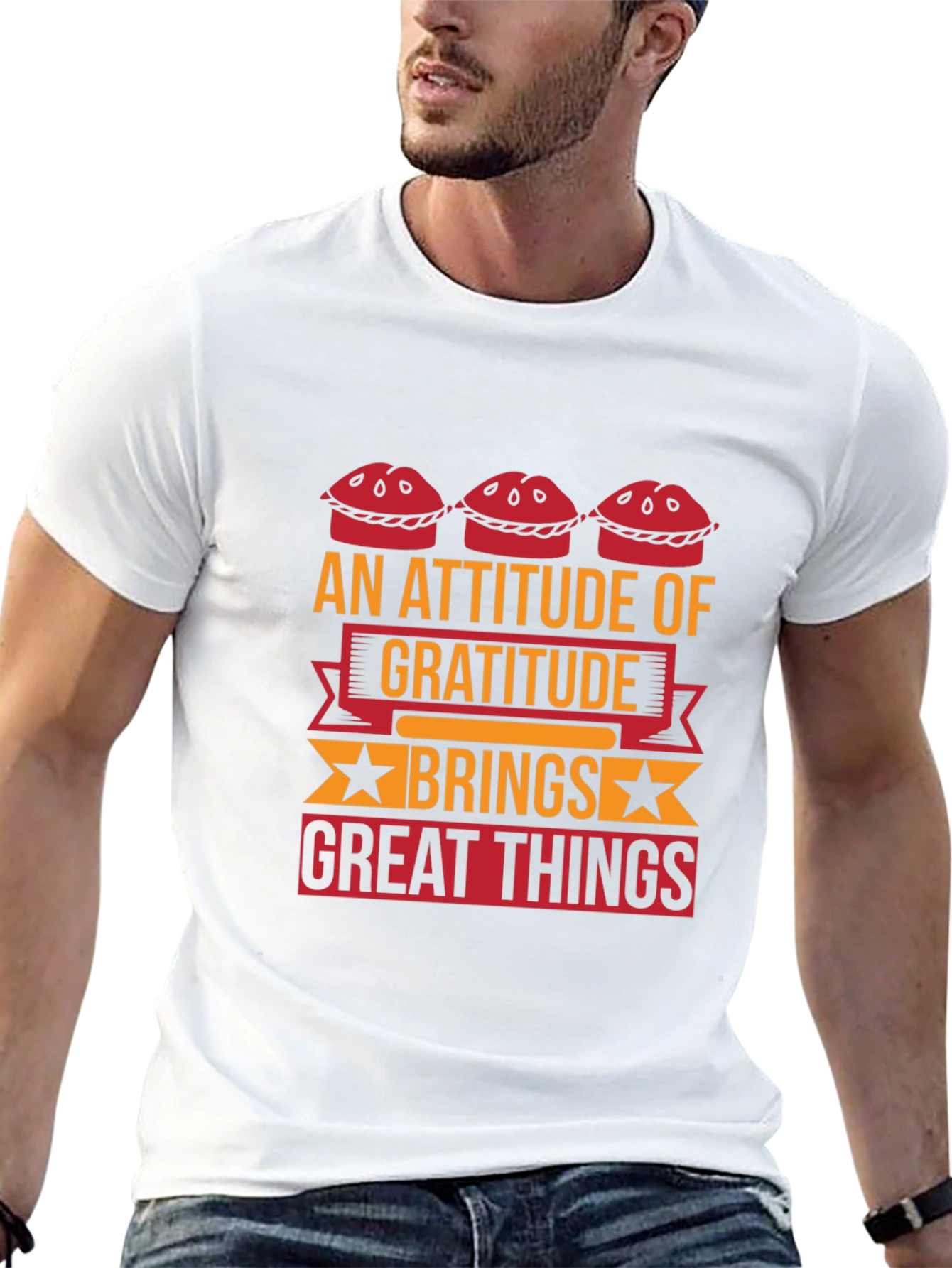 Gratitude Graphic Tee - Inspiring Statement Shirt