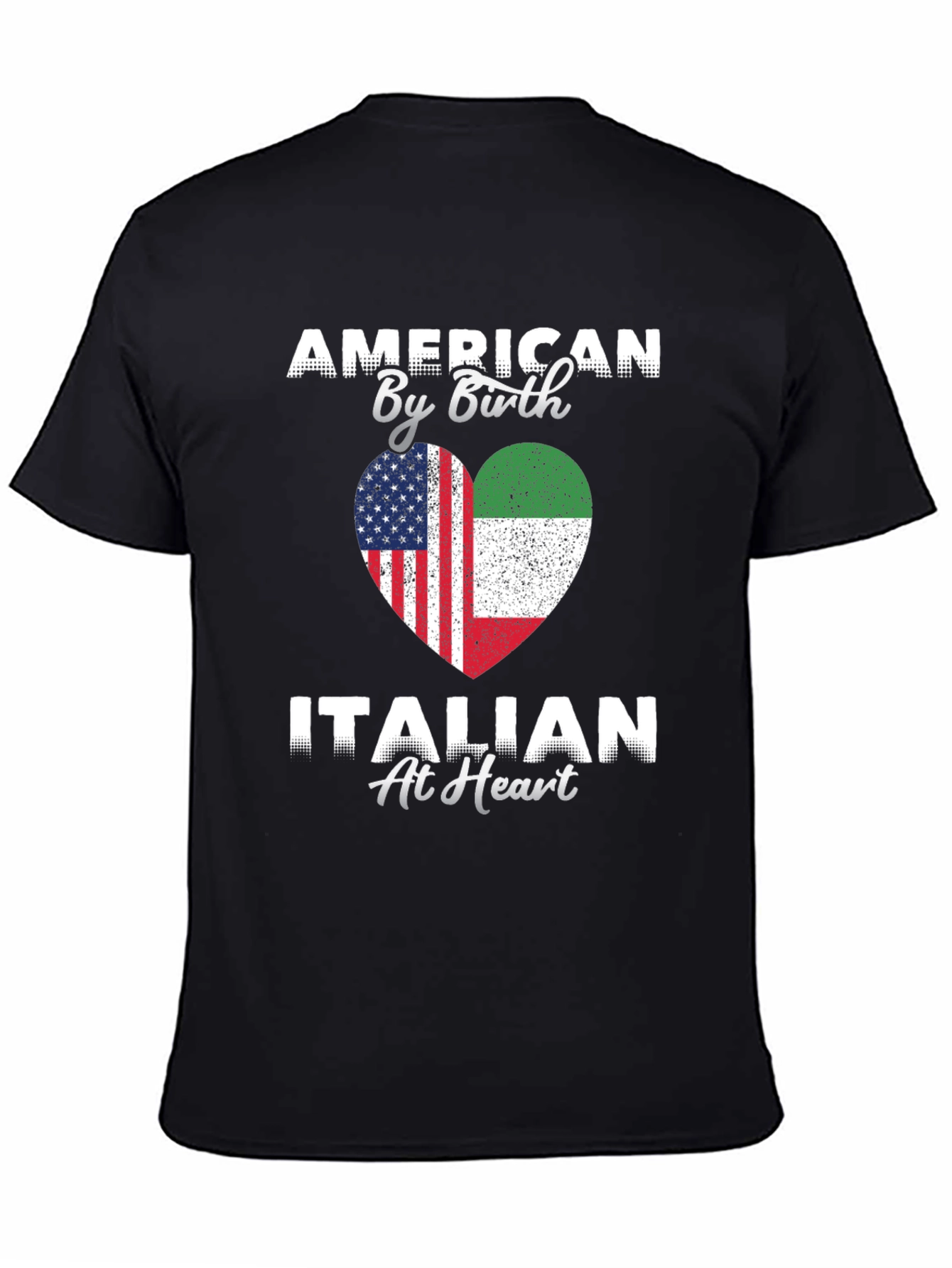 American By Birth Italian At Heart T-Shirt