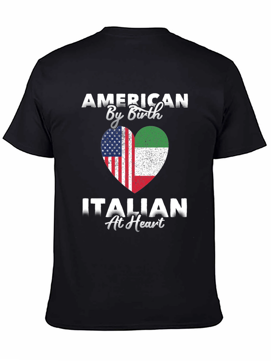 American By Birth Italian At Heart T-Shirt