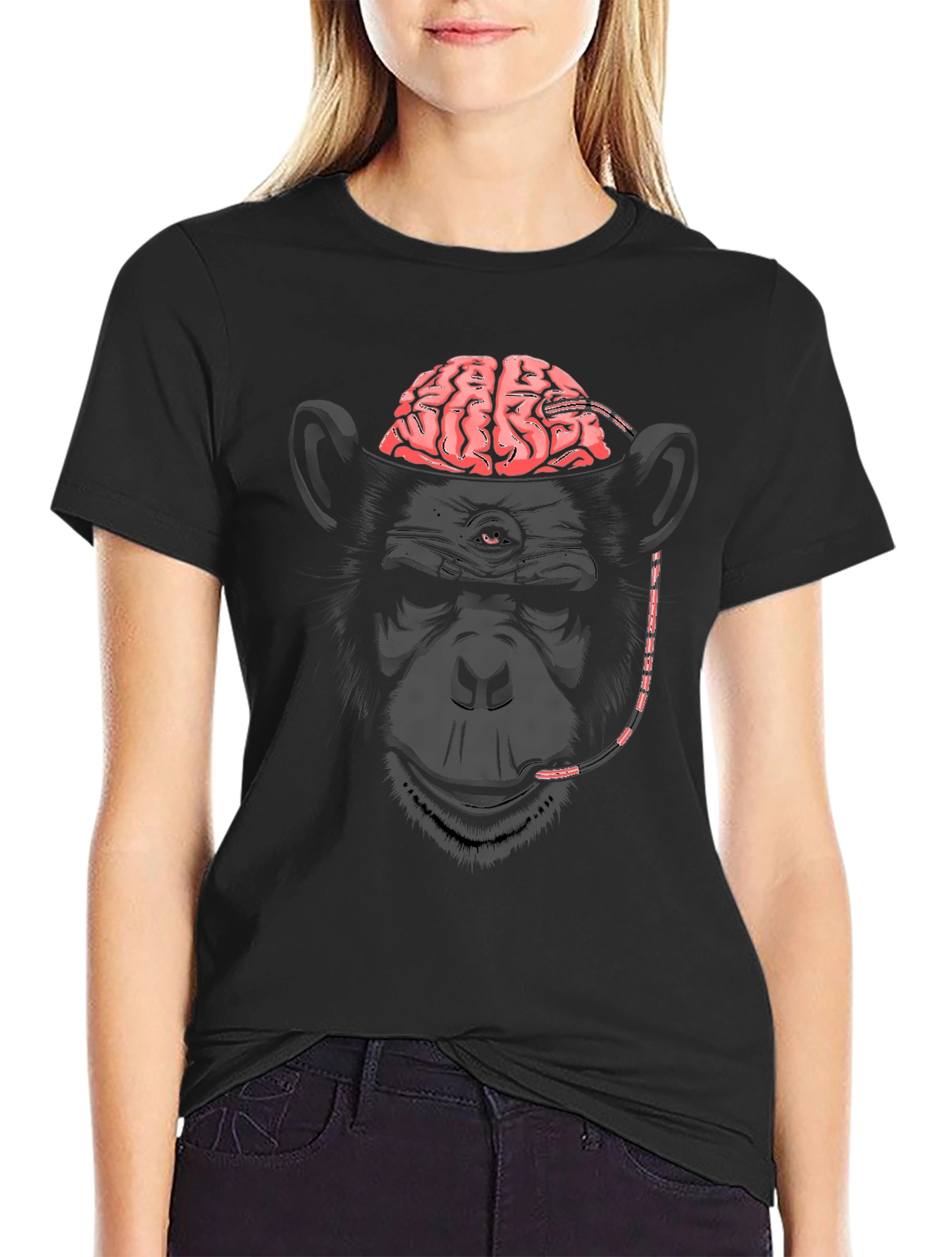 Brainy Ape Graphic T-Shirt - Unique Design