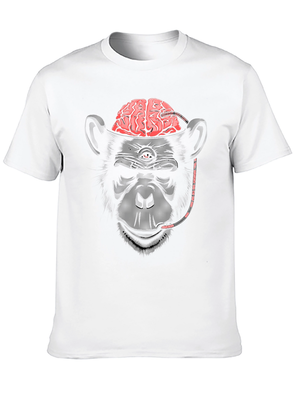 Brainy Ape Graphic T-Shirt - Unique Design