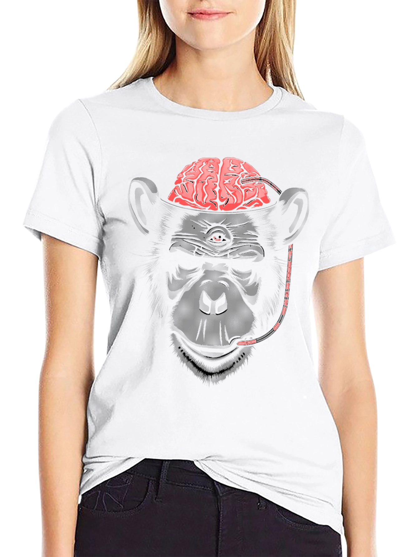 Brainy Ape Graphic T-Shirt - Unique Design
