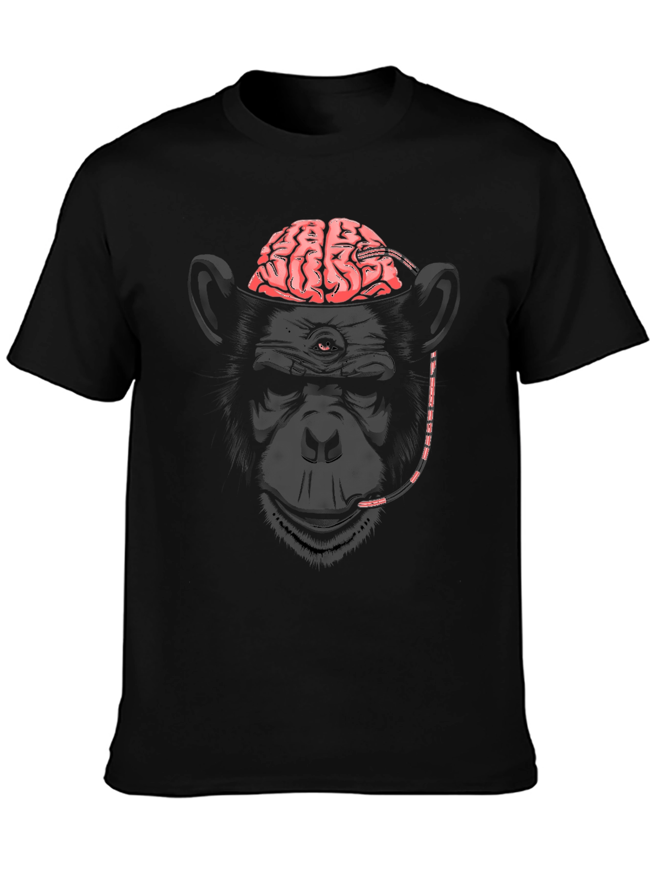 Brainy Ape Graphic T-Shirt - Unique Design