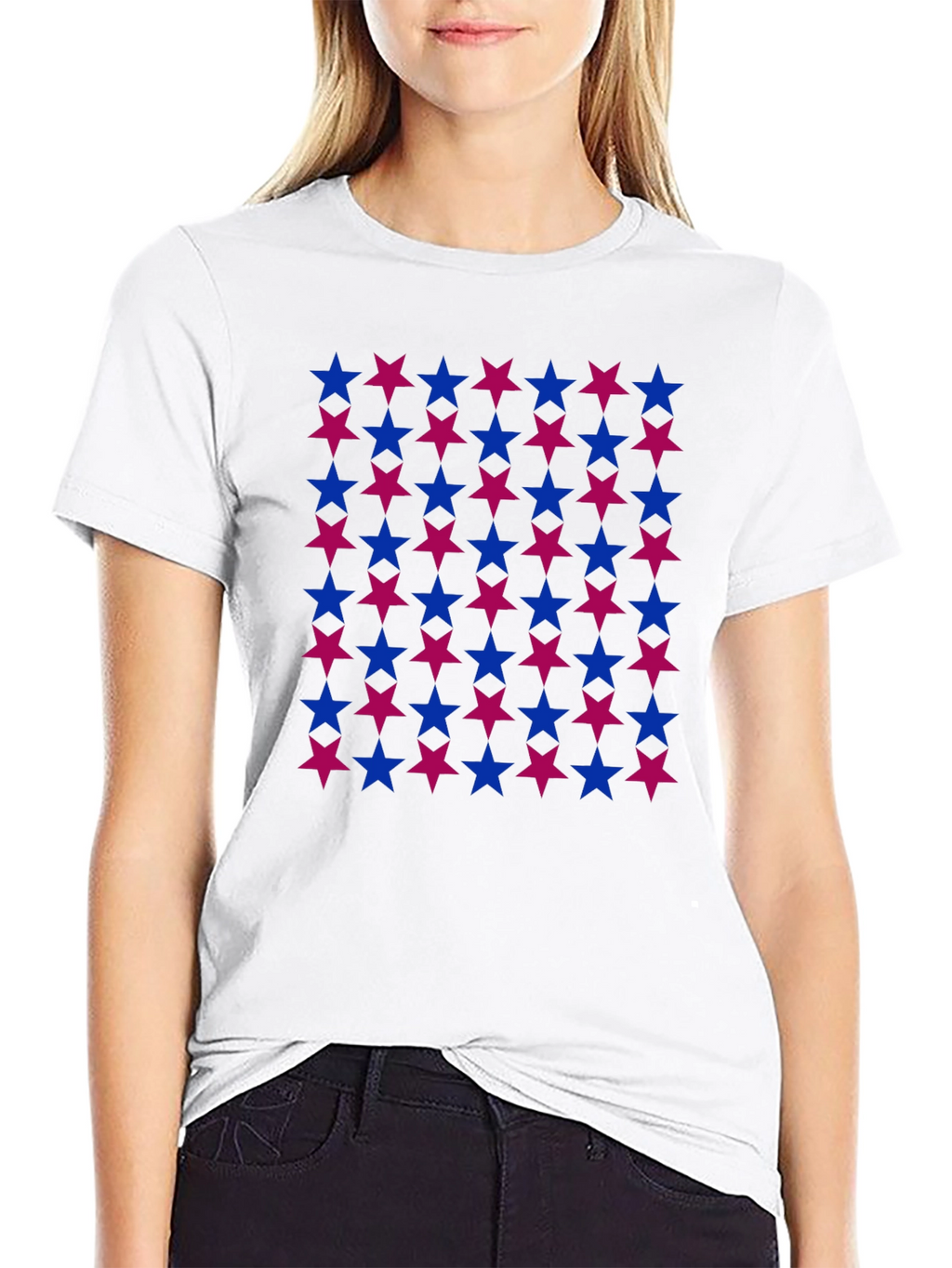 Bi Pride Stars T-Shirt - LGBTQ+ Apparel
