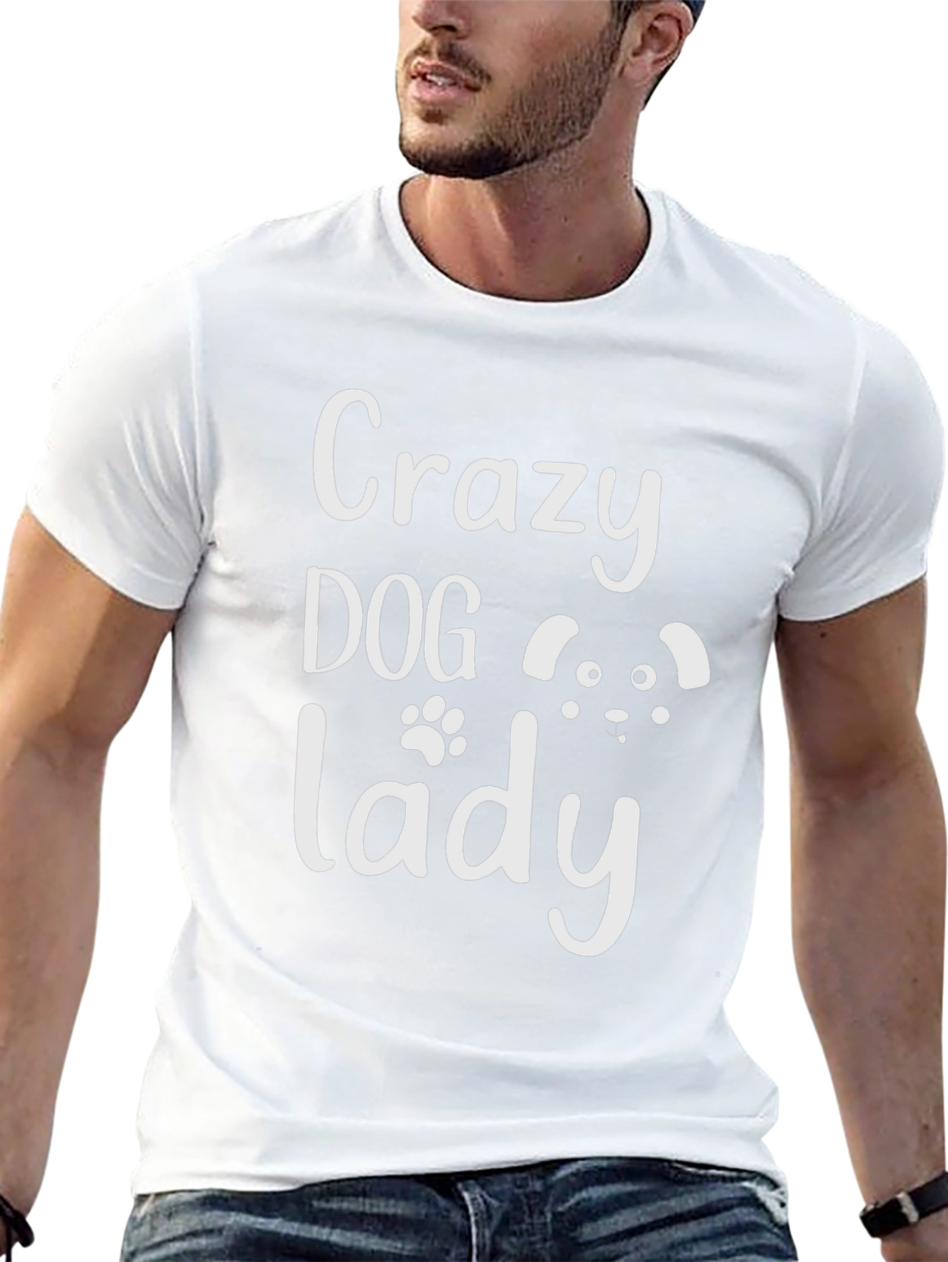 Crazy Dog Lady Graphic T-Shirt - Unisex