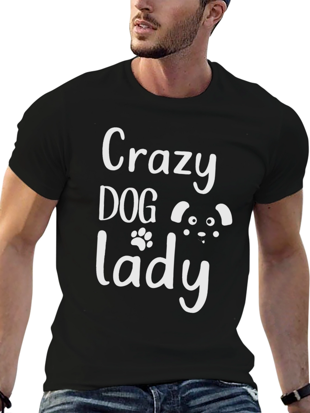 Crazy Dog Lady Graphic T-Shirt - Unisex