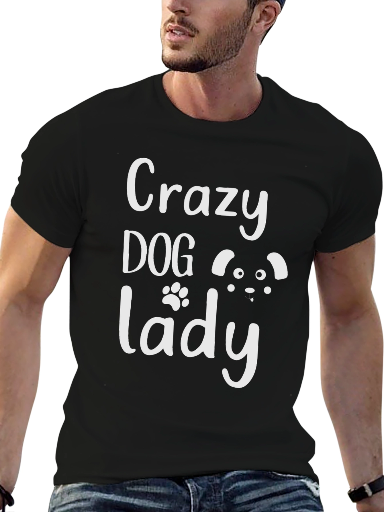 Crazy Dog Lady Graphic T-Shirt - Unisex