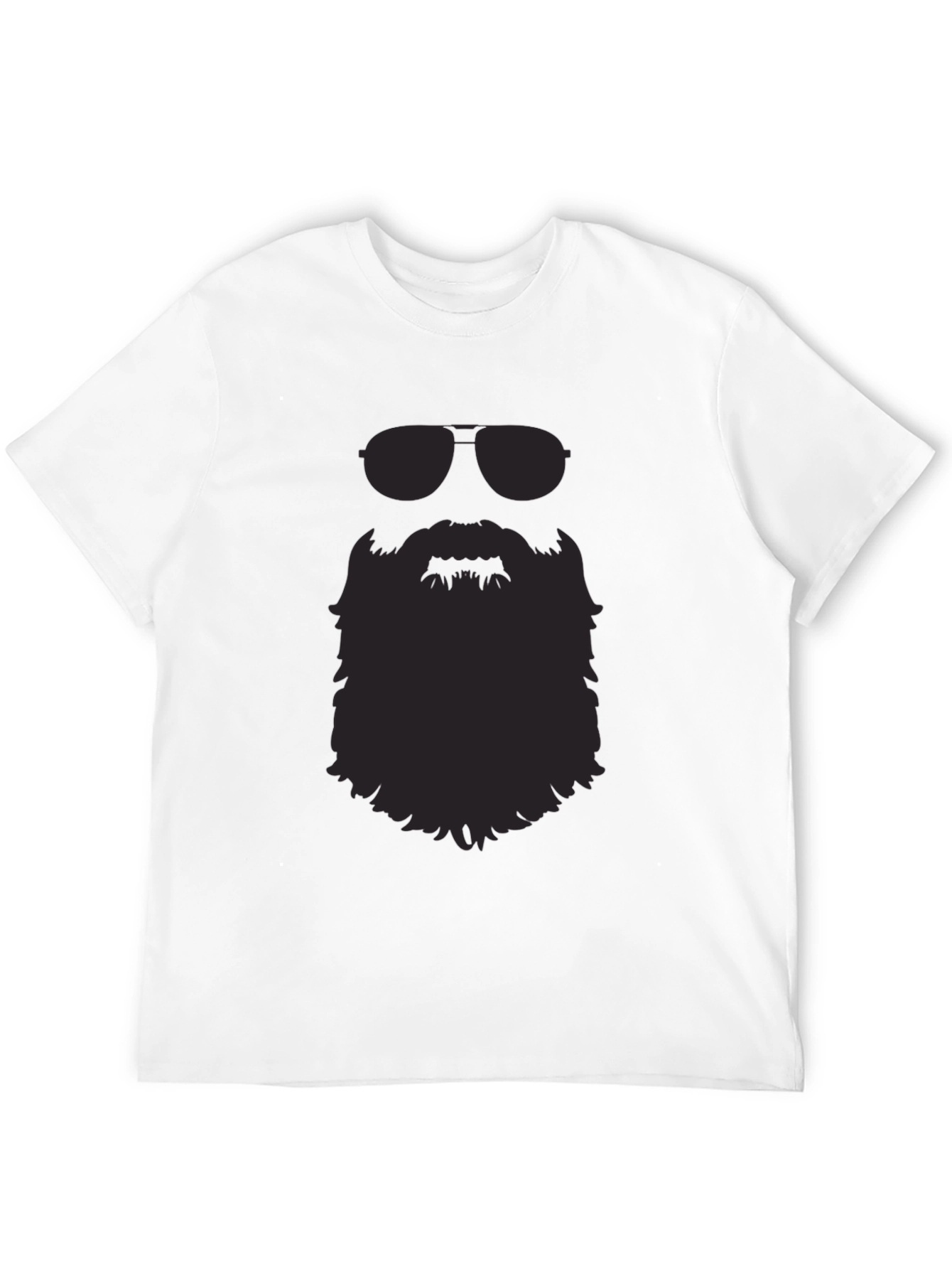 Cool Beard Graphic Tee - Mens Black T-Shirt