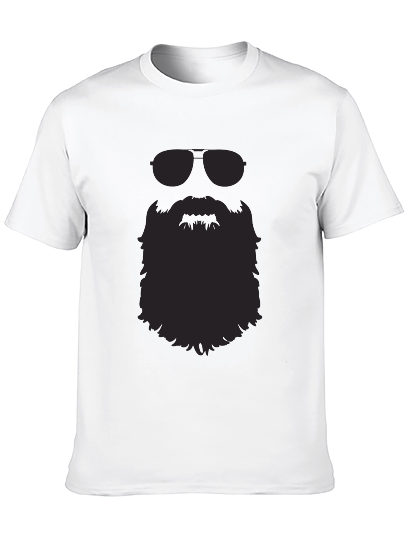 Cool Beard Graphic Tee - Mens Black T-Shirt