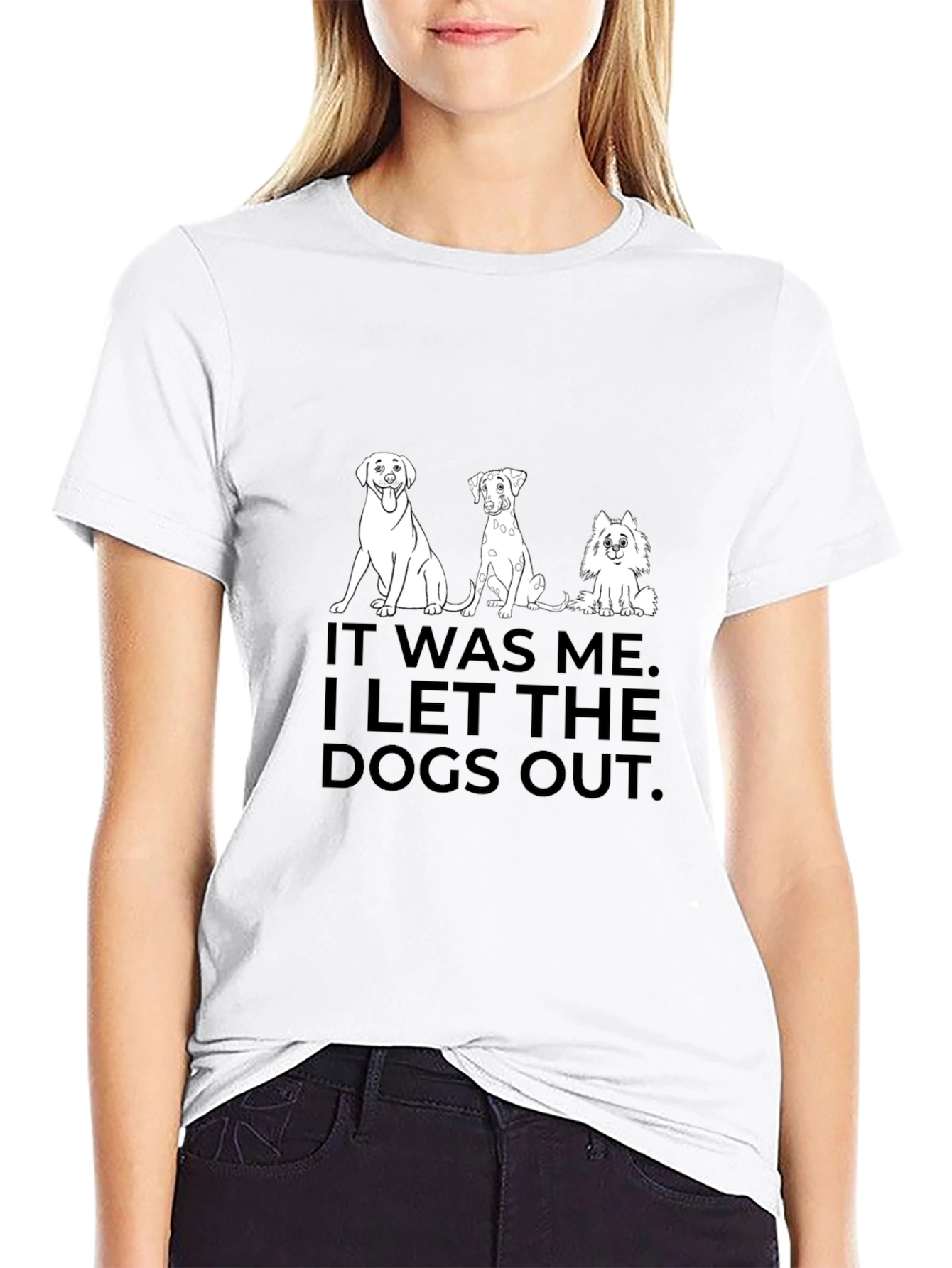 Dog Lover T-Shirt - I Let the Dogs Out