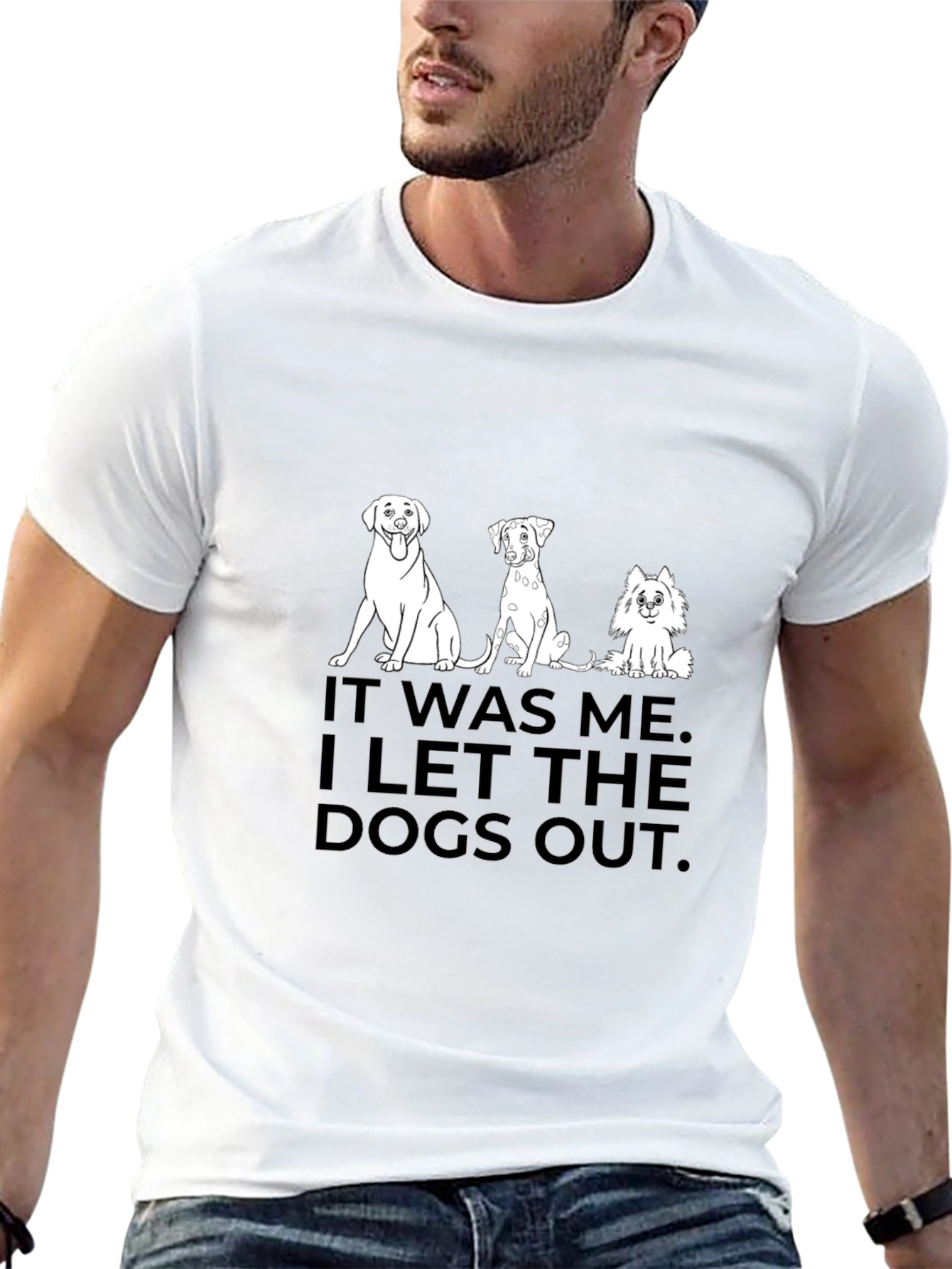 Dog Lover T-Shirt - I Let the Dogs Out