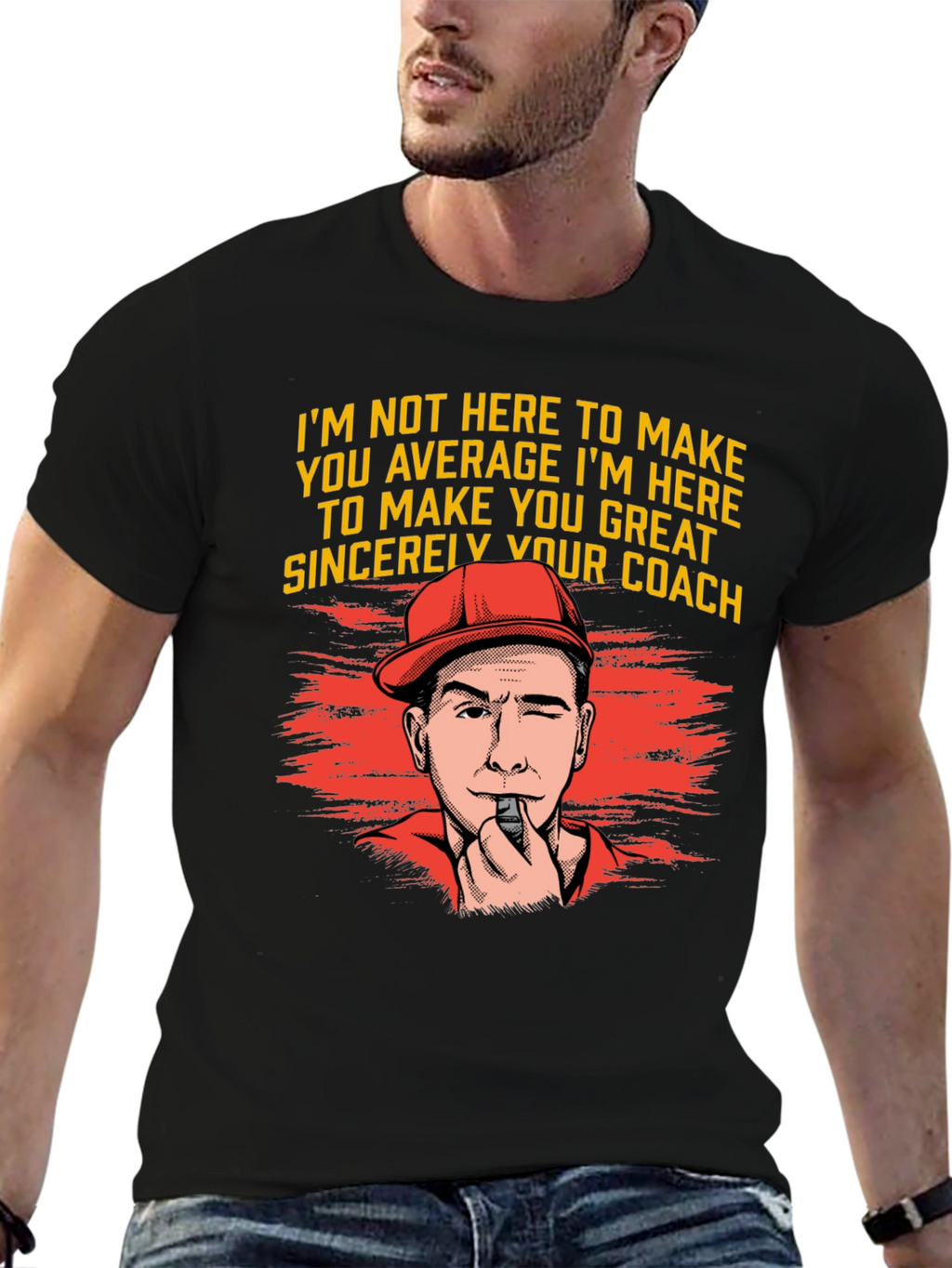 Coach Motivation T-Shirt - Make You Great
