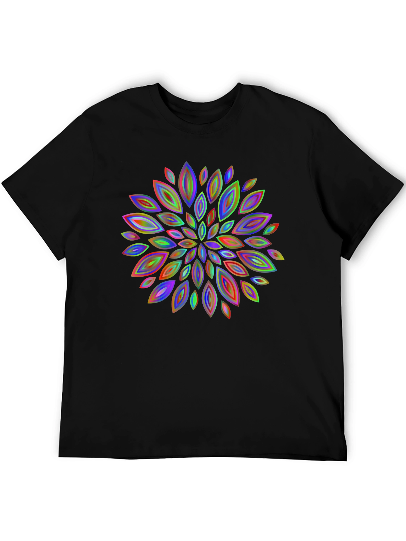 Abstract Leaf Burst Graphic Tee