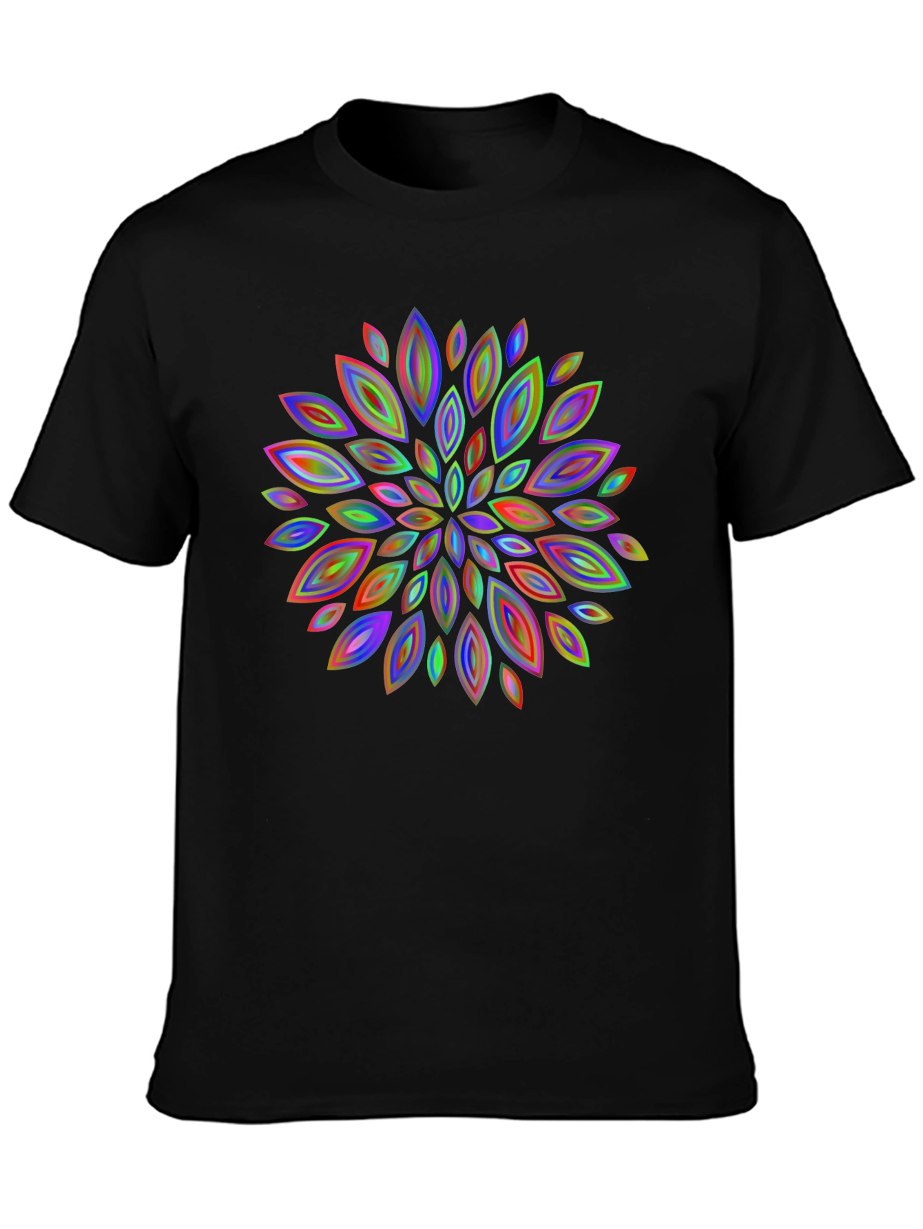 Abstract Leaf Burst Graphic Tee