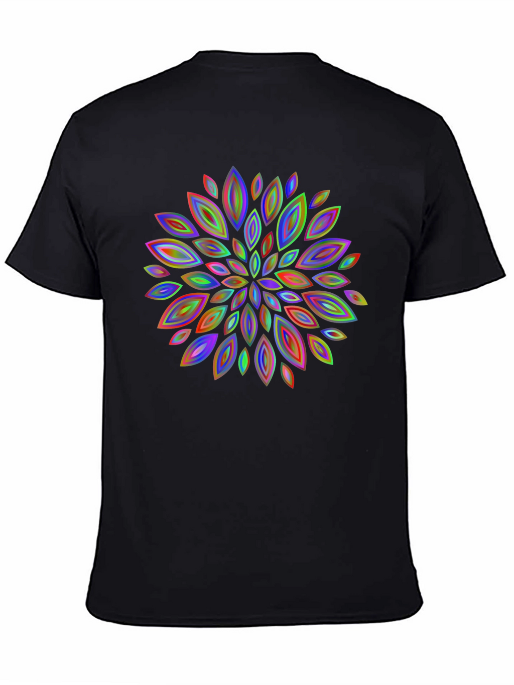 Abstract Leaf Burst Graphic Tee