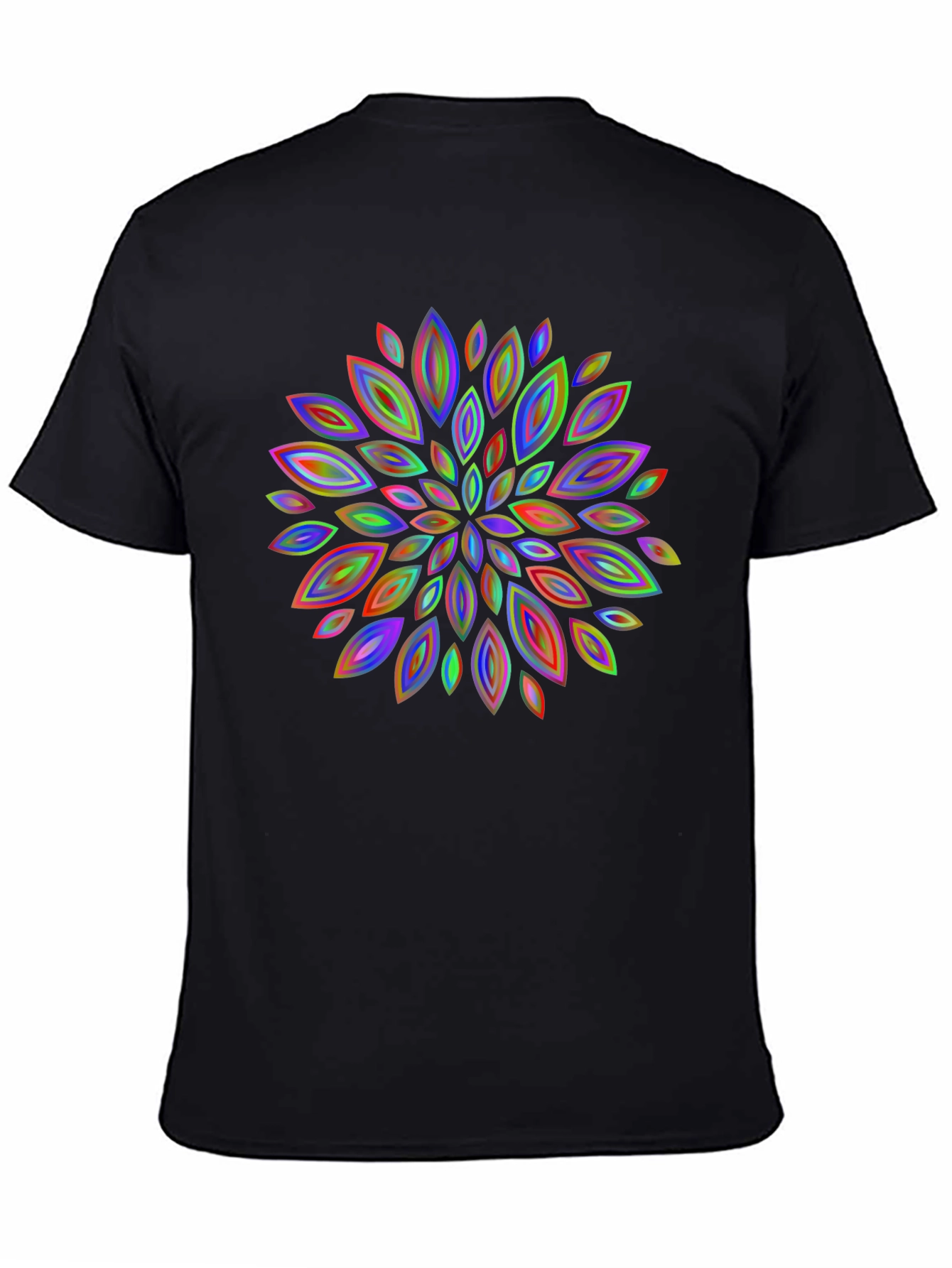 Abstract Leaf Burst Graphic Tee