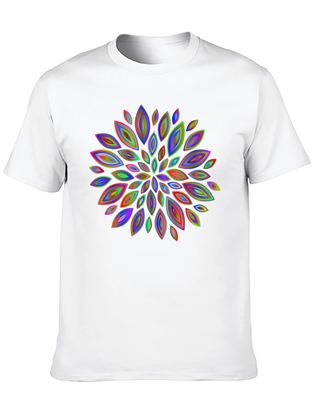 Abstract Leaf Burst Graphic Tee