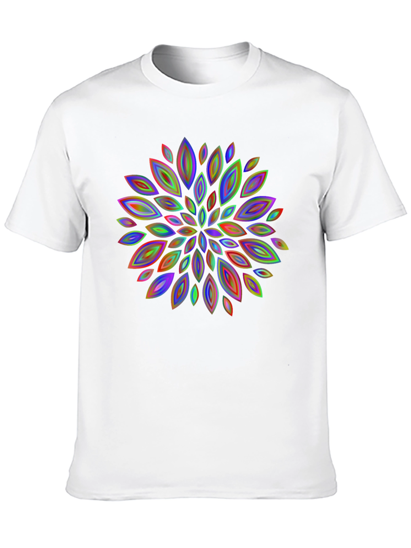 Abstract Leaf Burst Graphic Tee