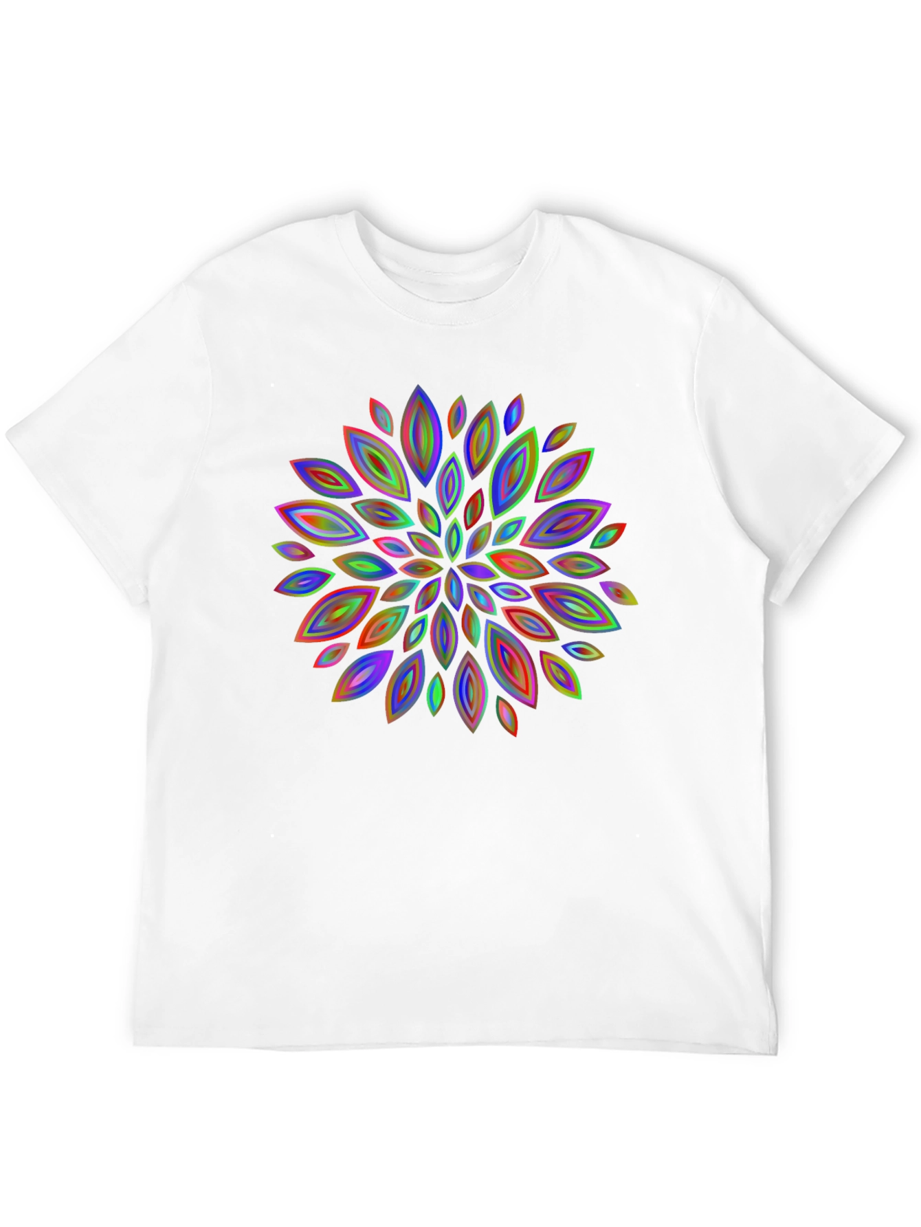 Abstract Leaf Burst Graphic Tee