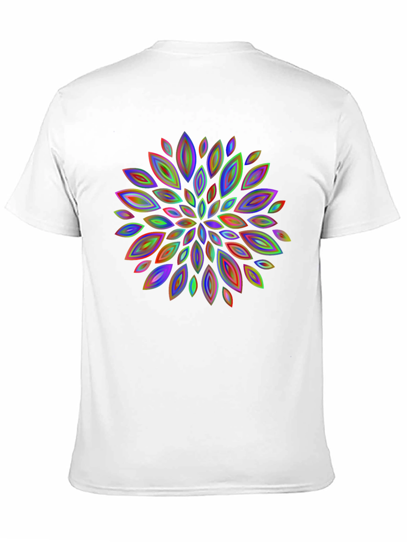 Abstract Leaf Burst Graphic Tee