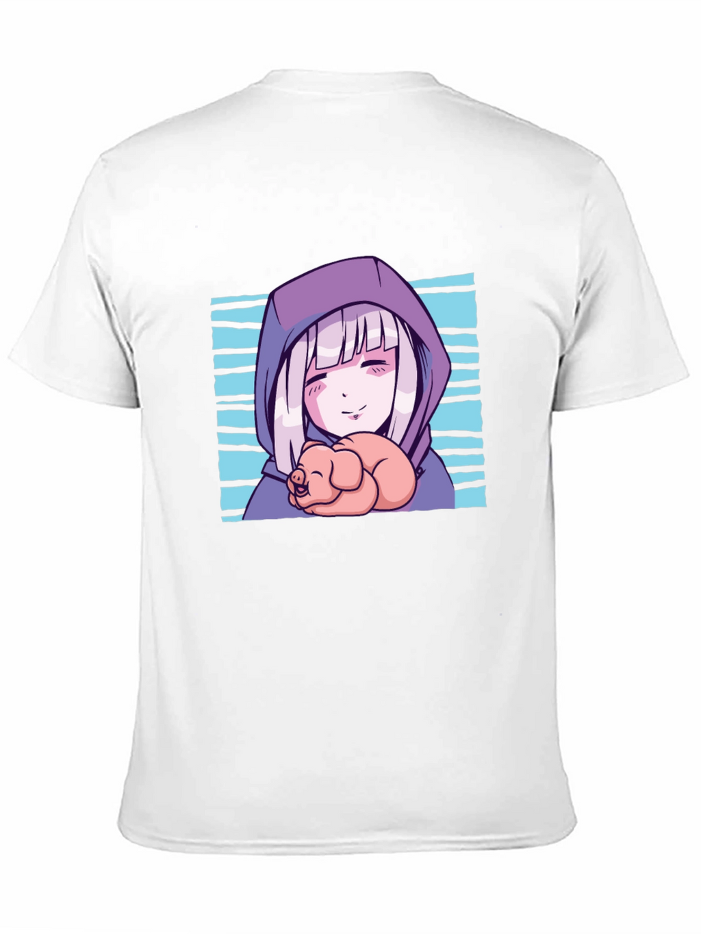 Anime Girl Piglet Graphic T-Shirt