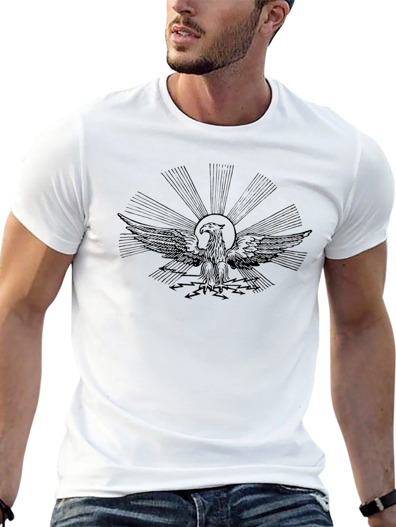 Black Eagle Graphic Tee - Stylish & Unique Design