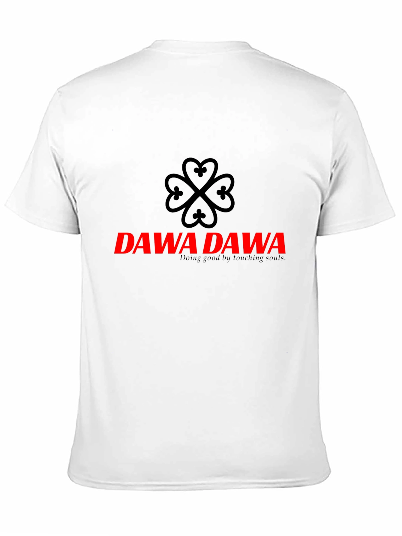 DAWA DAWA Black T-Shirt - Doing Good by Touching Souls