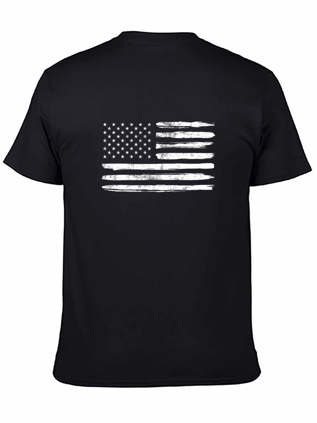 Distressed American Flag Graphic T-Shirt