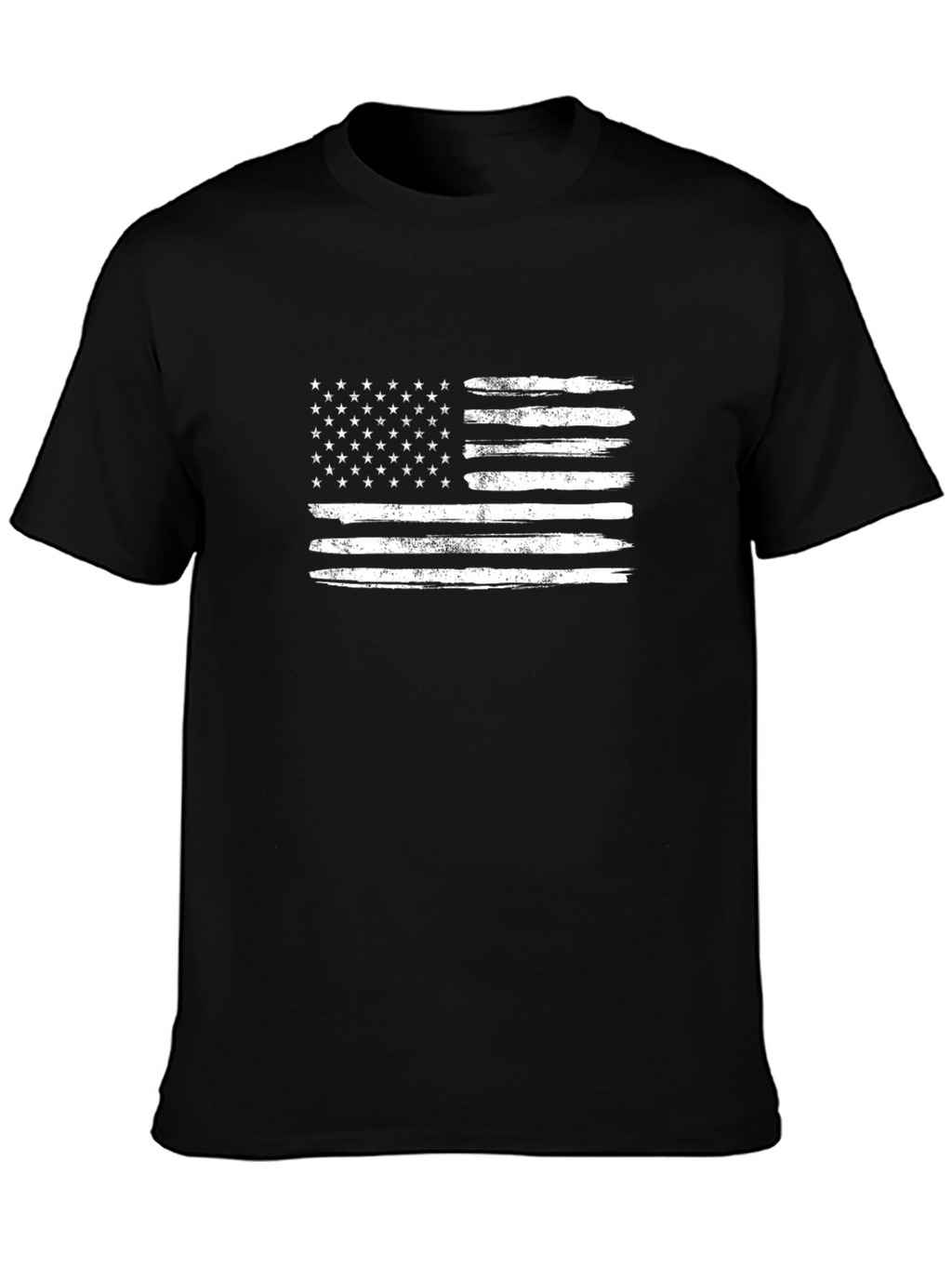 Distressed American Flag Graphic T-Shirt